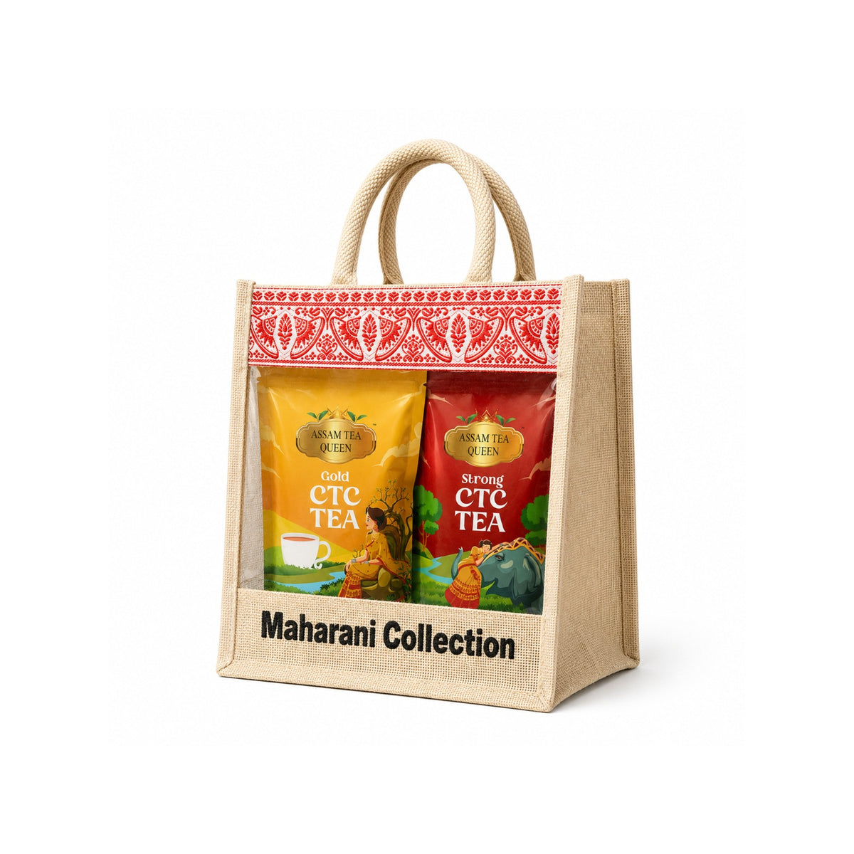 Maharani Collection — Regular + Strong  + Premium + Gold CTC Tea Combo