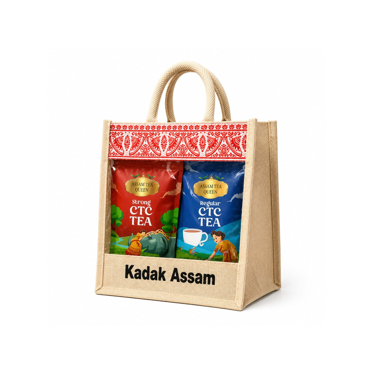 Kadak Assam — Regular &  Strong CTC Tea Combo